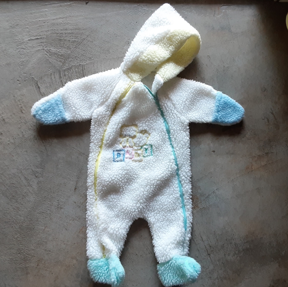 2 for $15 Vintage Baby Cozy Coverall Jumpsuit 6 to 9 months